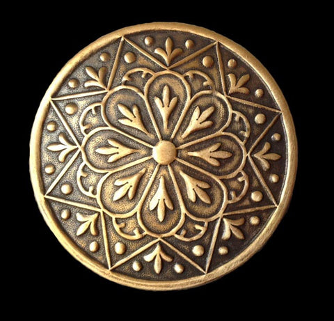 Persian Disc Backing Brass Stamping