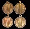 Amour charms in brass