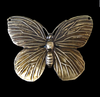 Brass Stamping w/ Golden Oxidized Brass Patina