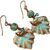 Brass Earrings of Songbirds in the Aspens