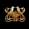 Love Birds Connector, Earring Finding, Brass Stamping for Jewelry Making