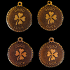 Good Luck Brass Charms